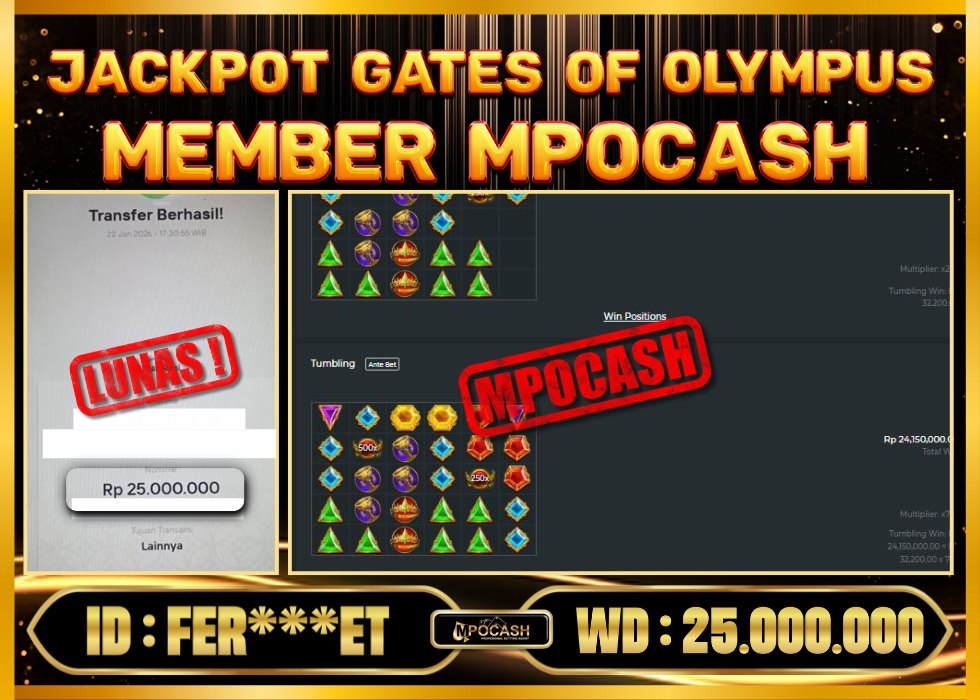 MPOCASH JACKPOT GATES OF OLYMPUS