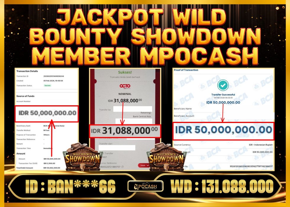 MPOCASH JACKPOT WILD BOUNTY SHOWDOWN