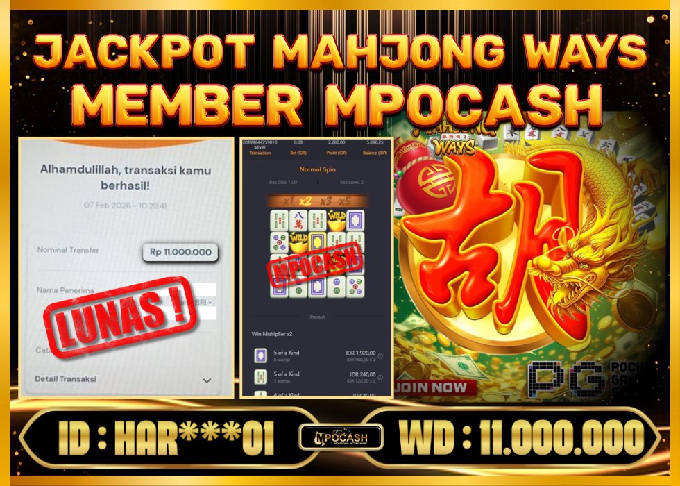MPOCASH JACKPOT MAHJONG WAYS