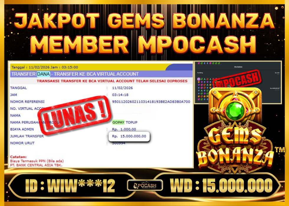 MPOCASH JACKPOT GEMS BONANZA