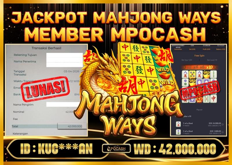 MPOCASH JACKPOT MAHJONG WAYS